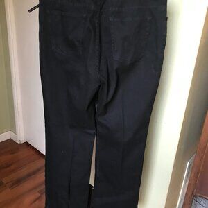 RALPH LAUREN SZ 8P JEANS BLACK COLOR ENSEMBLE BOOT CUT MIDRISE